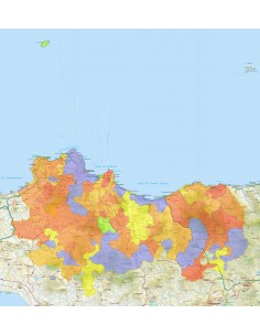 Mappa stradale con comuni della provincia di Palermo pdf 2