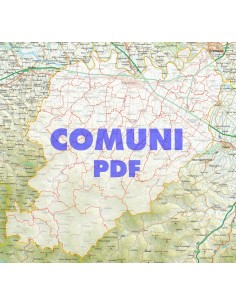 Mappa stradale con comuni della provincia di Piacenza pdf