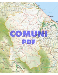 Mappa stradale con comuni della provincia di Pescara pdf