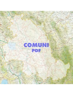 Mappa stradale con comuni della provincia di Perugia pdf