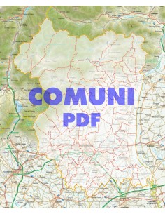 Mappa stradale con comuni della provincia di Pordenone pdf