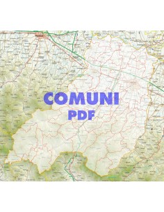 Mappa stradale con comuni della provincia di Parma pdf