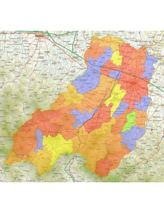 Mappa stradale con comuni della provincia di Parma pdf 2
