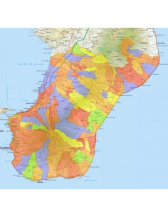 Mappa stradale con comuni della provincia di Reggio... 2