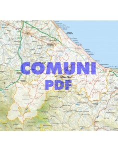 Mappa stradale con comuni della provincia di Rimini pdf