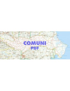 Mappa stradale con comuni della provincia di Rovigo pdf