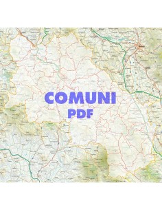 Mappa stradale con comuni della provincia di Siena pdf