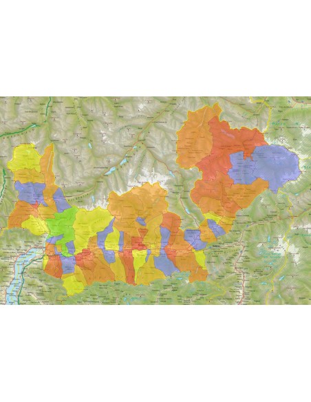 Mappa stradale con comuni della provincia di Sondrio pdf