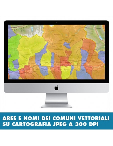 Mappa stradale con comuni della provincia di Sondrio pdf