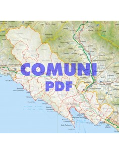 Mappa stradale con comuni della provincia di La Spezia pdf