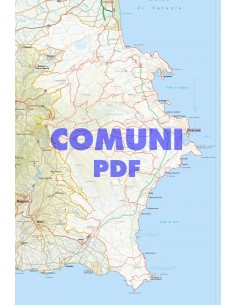 Mappa stradale con comuni della provincia di Siracusa pdf