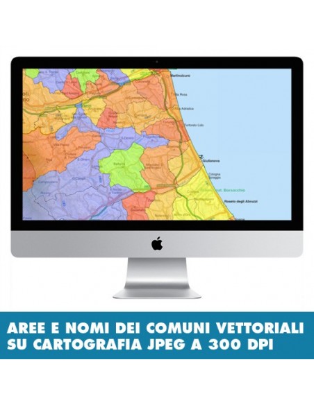 Mappa stradale con comuni della provincia di Teramo pdf