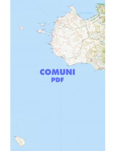 Mappa stradale con comuni della provincia di Trapani pdf
