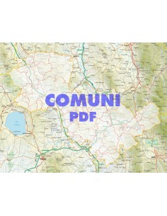 Mappa stradale con comuni della provincia di Terni pdf