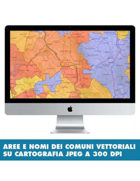 Mappa stradale con comuni della provincia di Terni pdf
