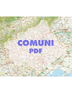 Mappa stradale con comuni della provincia di Treviso pdf
