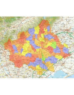 Mappa stradale con comuni della provincia di Treviso pdf 2