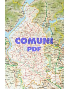 Mappa stradale con comuni della provincia di Varese pdf