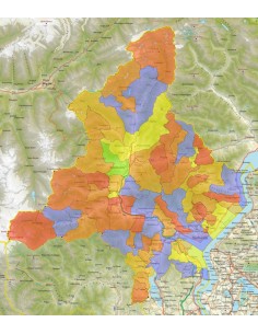 Mappa stradale con comuni della provincia di Verbano pdf 2