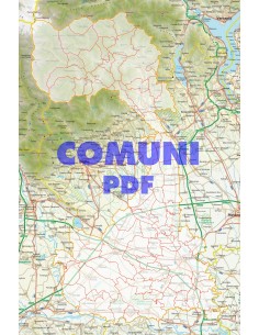 Mappa stradale con comuni della provincia di Vercelli pdf