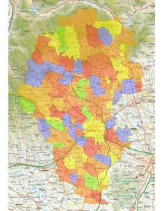 Mappa stradale con comuni della provincia di Vicenza pdf 2