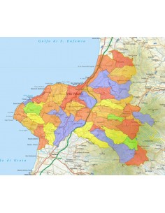 Mappa stradale con comuni della provincia di Vibo... 2