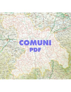 Mappa stradale con comuni della provincia di Alessandria pdf
