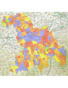 Mappa stradale con comuni della provincia di Alessandria pdf 2