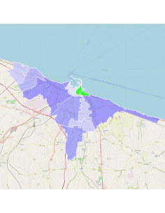 Mappa dei cap di Bari KML 2