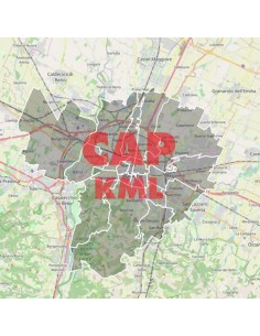 Mappa dei cap di Bologna KML