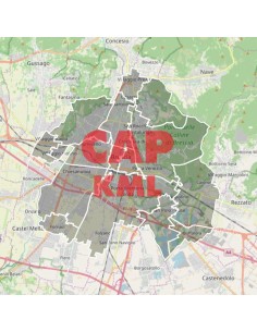 Mappa dei cap di Brescia KML
