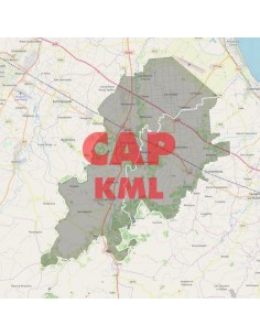 Mappa dei cap di Cesena KML
