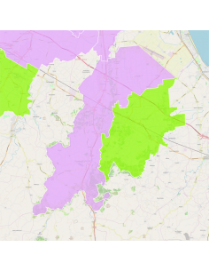 Mappa dei cap di Cesena KML 2