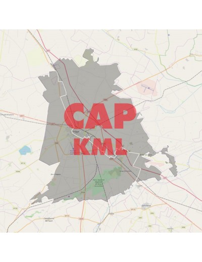 Mappa dei cap di Foggia KML