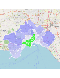 Mappa dei cap di Napoli KML 2