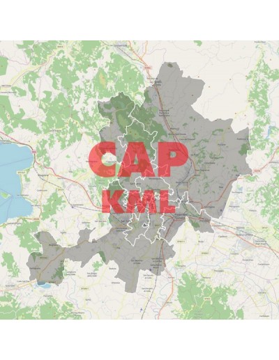 Mappa dei cap di Perugia KML