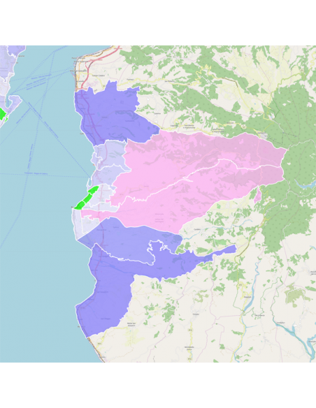 Mappa dei cap di Reggio Calabria KML