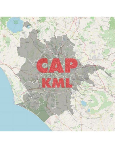 Mappa dei cap di Roma KML