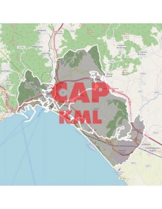 Mappa dei cap di Salerno KML