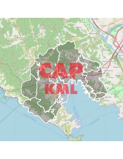 Mappa dei cap di La Spezia KML