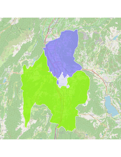 Mappa dei cap di Trento KML