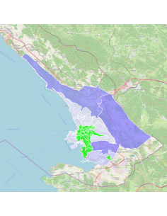 Mappa dei cap di Trieste KML 2