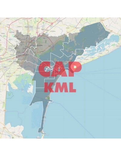 Mappa dei cap di Venezia KML
