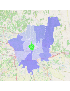 Mappa dei cap di Verona KML 2