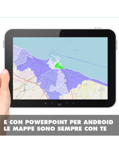 Mappa dei cap di Bari PowerPoint