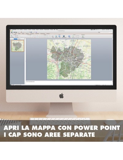 Mappa dei cap di Bologna PowerPoint