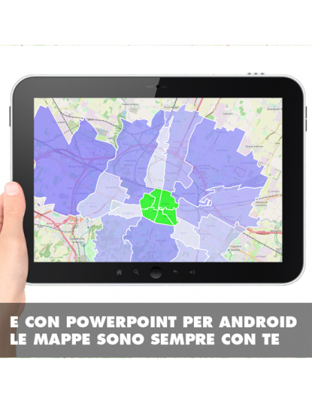 Mappa dei cap di Bologna PowerPoint