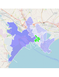 Mappa dei cap di Cagliari PowerPoint 2