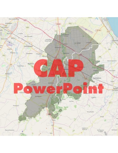 Mappa dei cap di Cesena PowerPoint