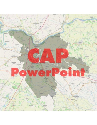 Mappa dei cap di Ferrara PowerPoint